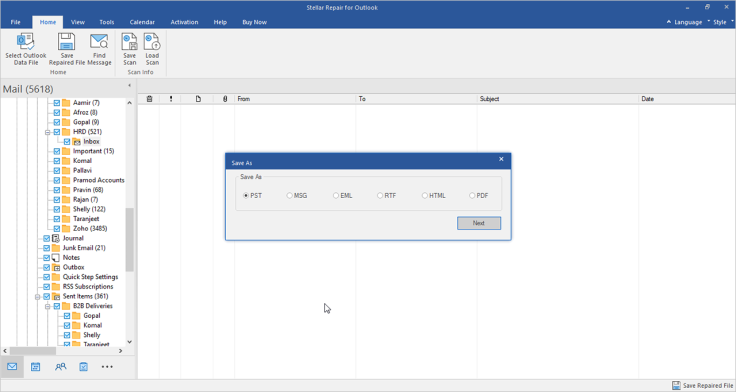 Step 3: Choose the File Format and Location