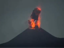 Video] India's Krakatoa Volcano Spews Large Plume of Ash as high as 500m